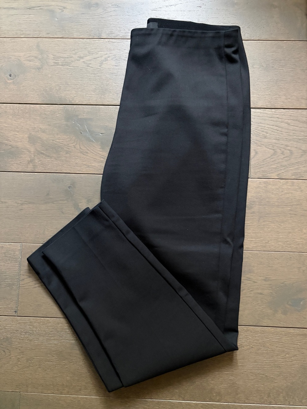Les Copains Sleek Black High-Waist Trousers